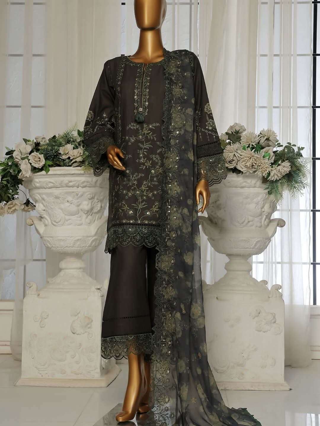 EXCLUSIVE LUXURY EMBROIDERED SPRING LAWN COLLECTION BY SADABAHAR 